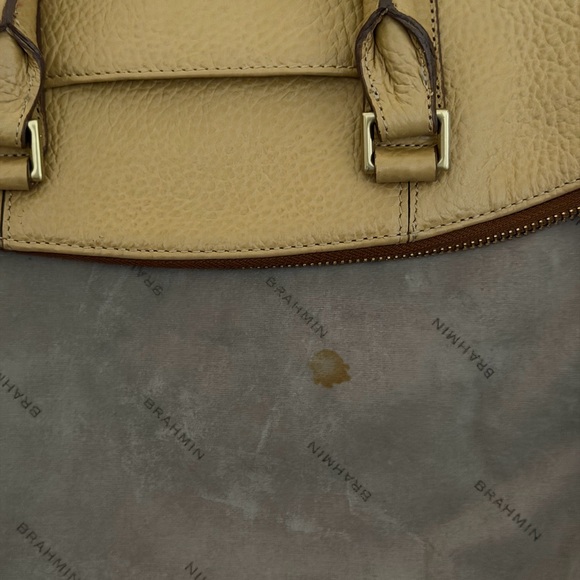 Brahmin Large Duxbury Satchel NEPAL Leather NATURAL - Picture 15 of 16